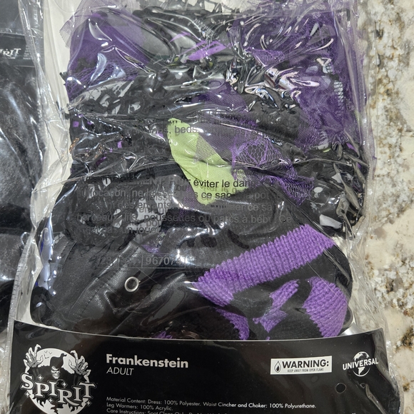 COMPLETE Frankenstein Costume & Wig - Picture 5 of 6